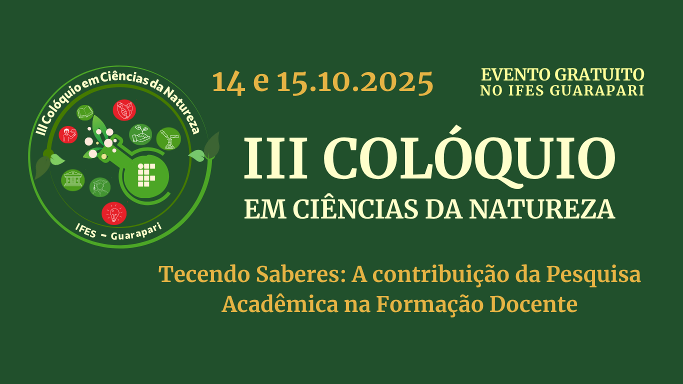 III Colóquio de Ciências da Natureza